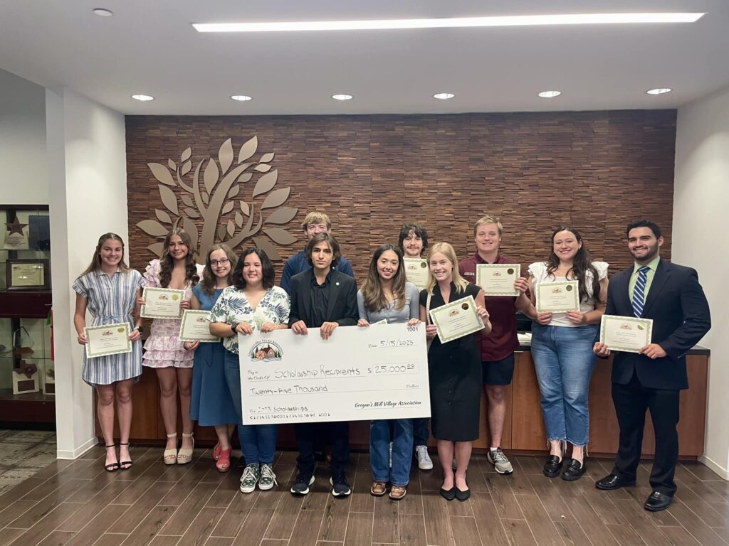 Grogan's Mill Village Association Awards $25,000 in Scholarships for 2023