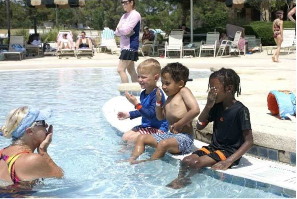 The World's Largest Swimming Lesson