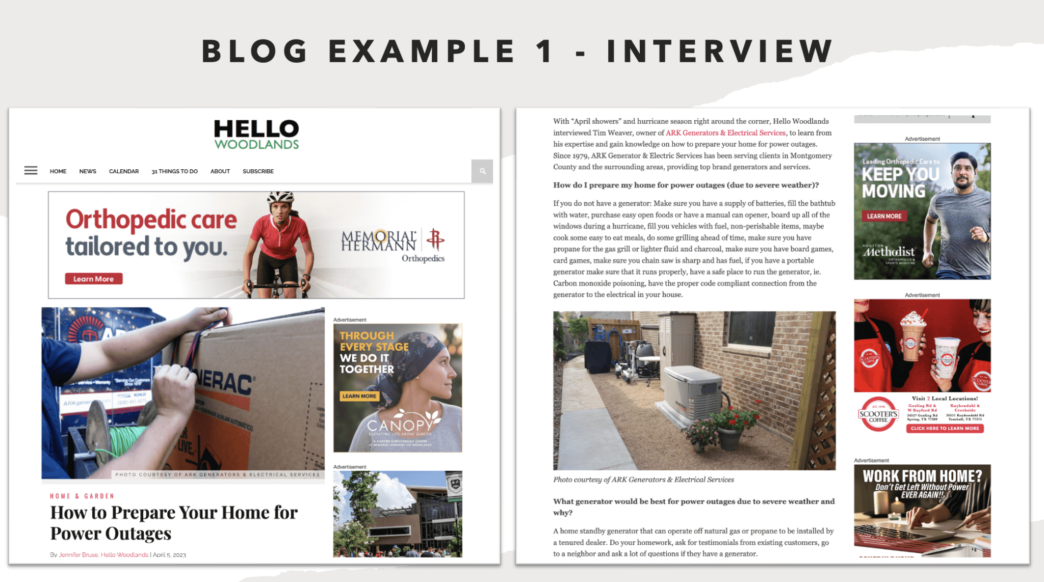 How To Write An Effective Blog Post with Jen Bruse - Hello Woodlands