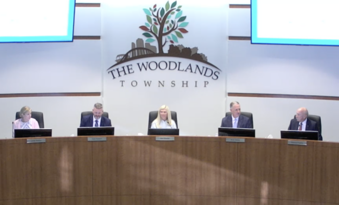 Township Board meets, assumes ownership of The Woodlands Waterway The Woodlands Township Board