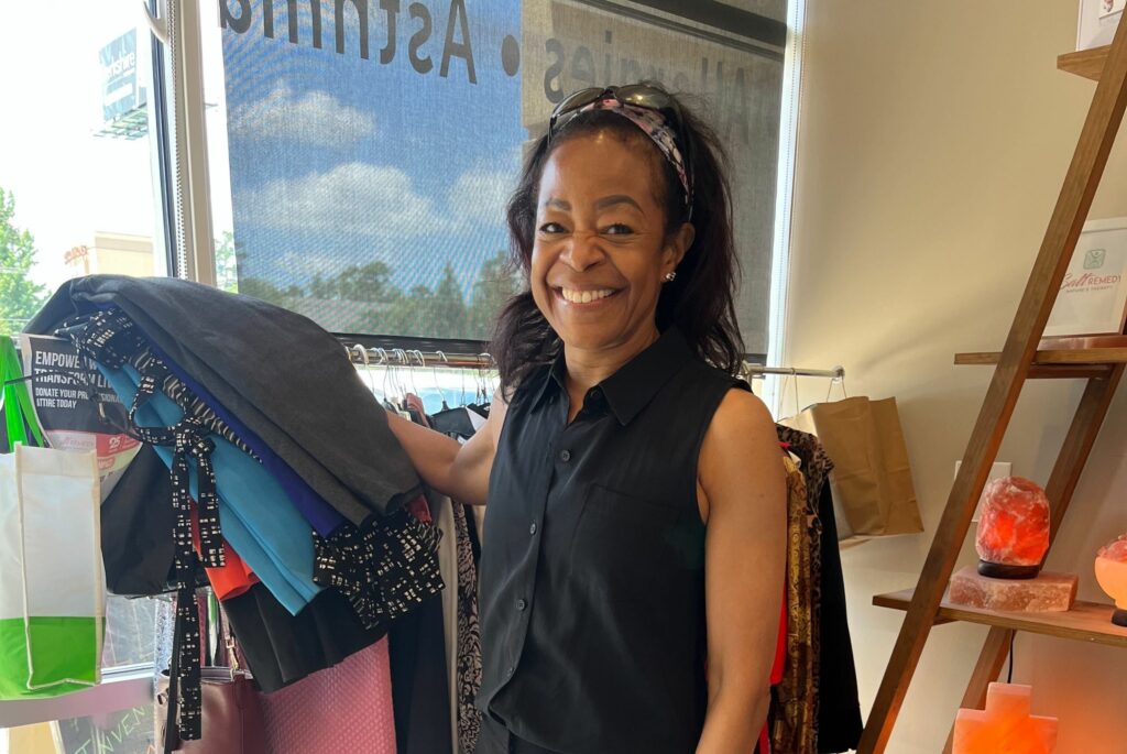 Salt Remedy The Woodlands Supports Dress for Success Houston with Clothing Drive