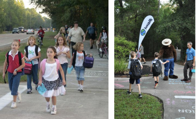 The Woodlands Township Walk to School Month