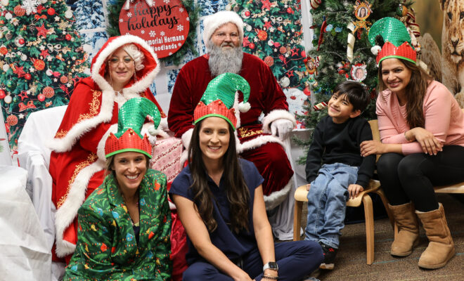 Sensory-Friendly Santa visits children at TIRR Memorial Hermann The Woodlands