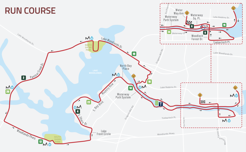 Run Course IRONMAN Texas 2024