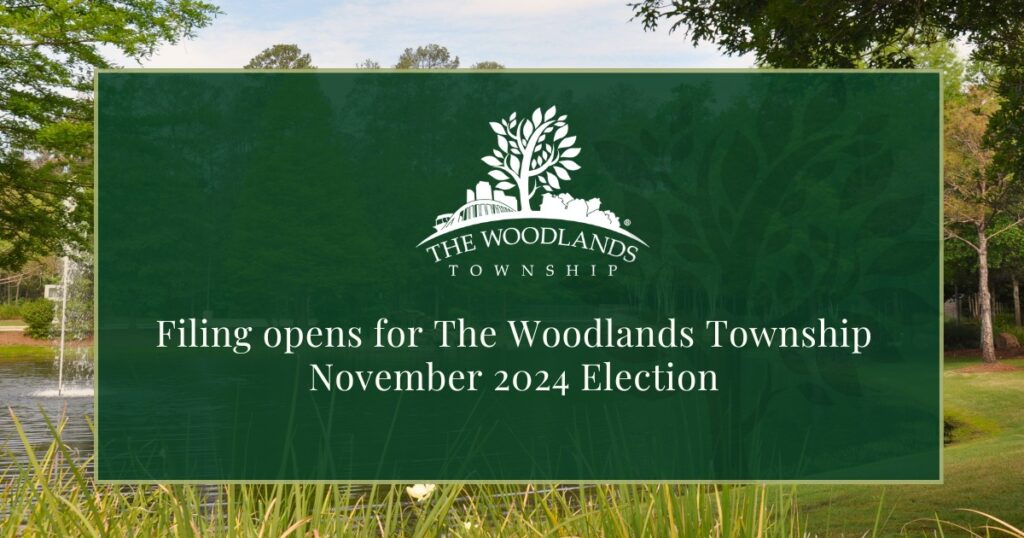 The Woodlands Township Election Filing Opens
