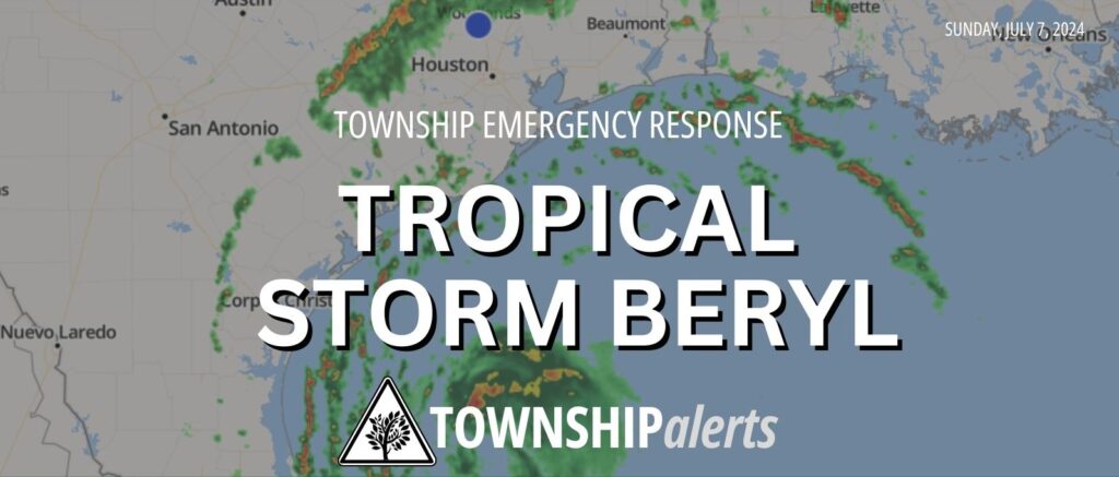 The Woodlands Township Tropical Storm Beryl