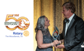 Rotary Club of The Woodlands’ Evening of Elegance Gala Celebrates 50 Years of Service