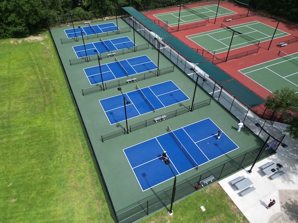 New Pickleball Courts open at Creekwood and Windvale Park in The Woodlands