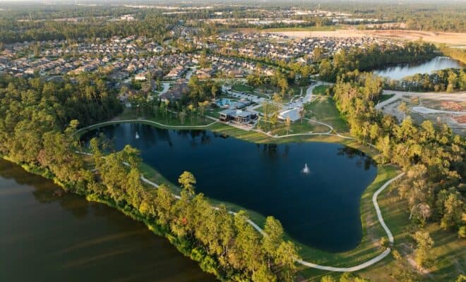 Aerial Grand Central Park Conroe
