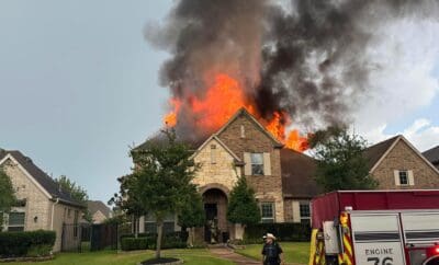Auburn Lakes Home Fire Spring The Woodlands Fire Department