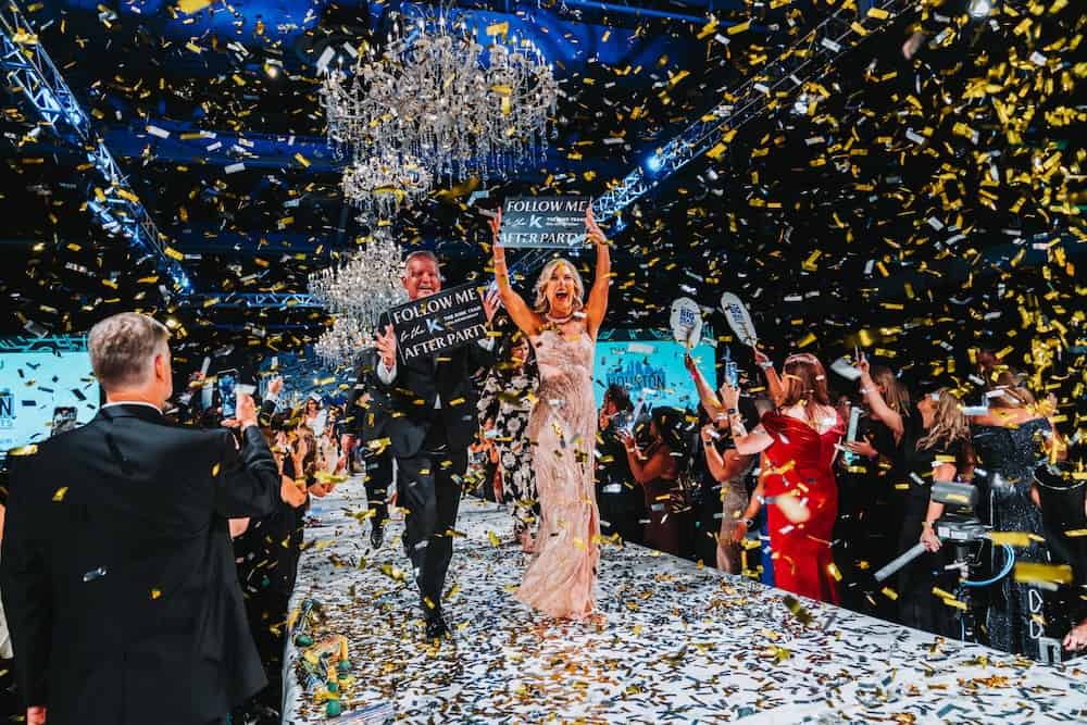Bruce and Diane Kink leading the Runway Finale