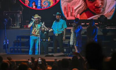 DJ Daniel and Jason Aldean in The Woodlands
