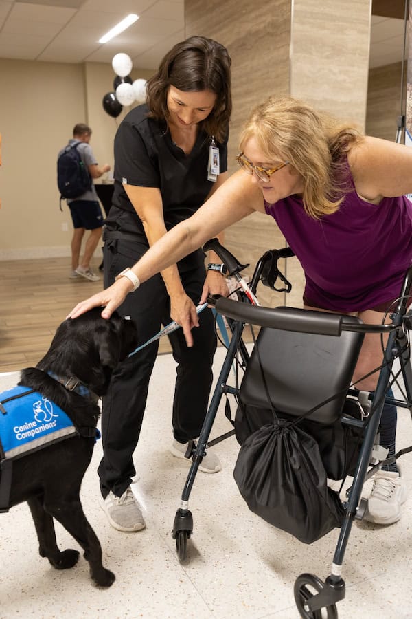Memorial Hermann Ashley Kinson with patient Jody Cynor