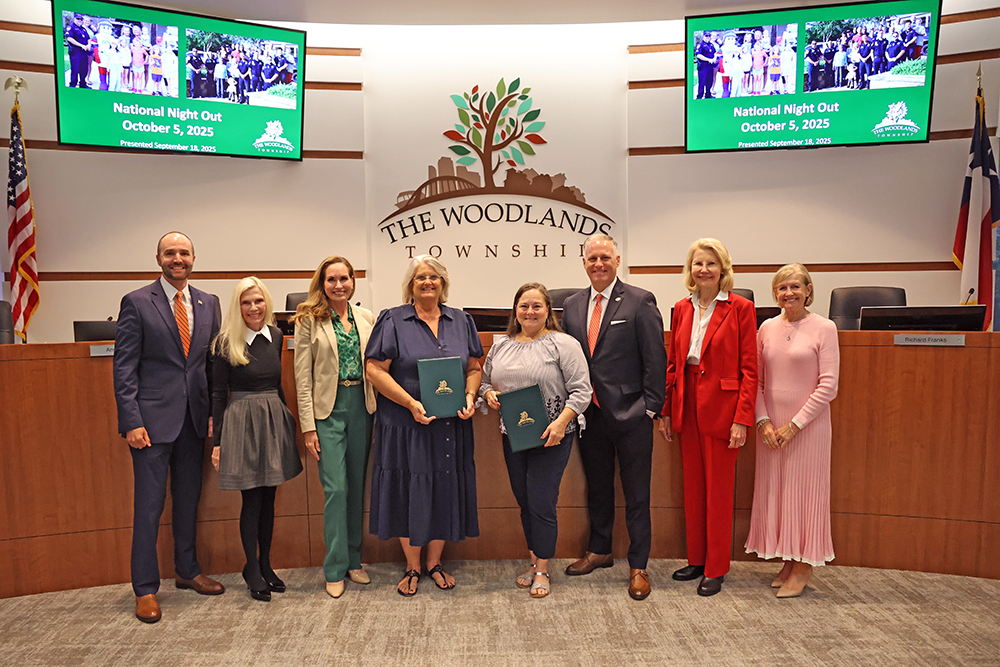 National Night Out Proclamation The Woodlands Township