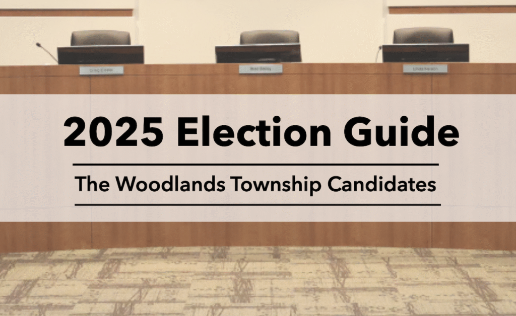 2025 Election Guide The Woodlands Township Candidates