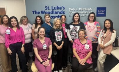 St. Luke's Health Wears Pink for Breast Cancer Awareness Month