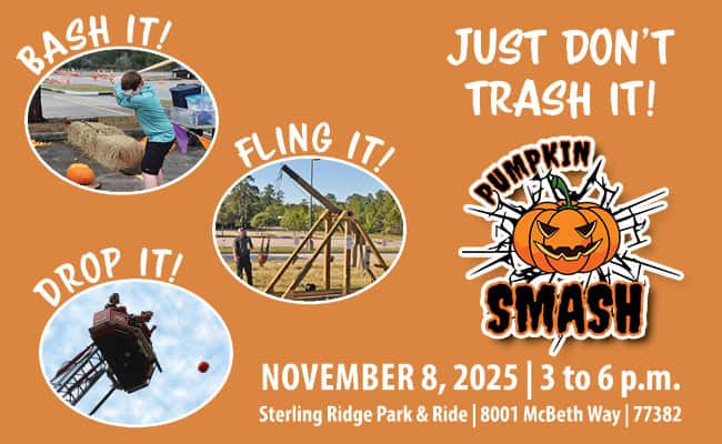 Pumpkin Smash 2025 The Woodlands Township