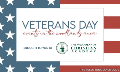 Veterans Day Events Sponsored by The Woodlands Christian Academy