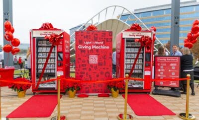 Light the World Giving Machines Hughes Landing The Woodlands