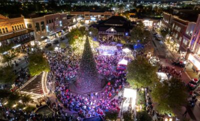 Market Street Tree Lighting November The Woodlands