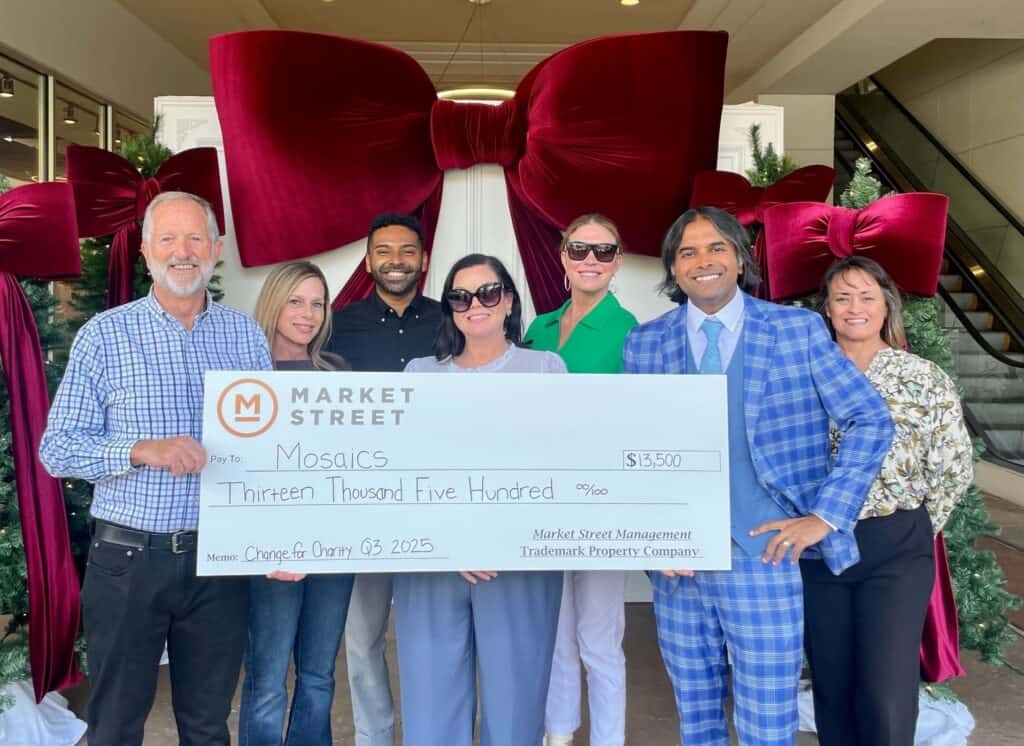 Market Street donates to Mosaics of Mercy Change for Charity