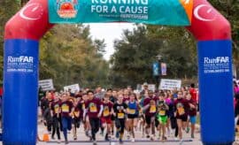 Run Start Line 2024 YMCA Run Thru The Woods