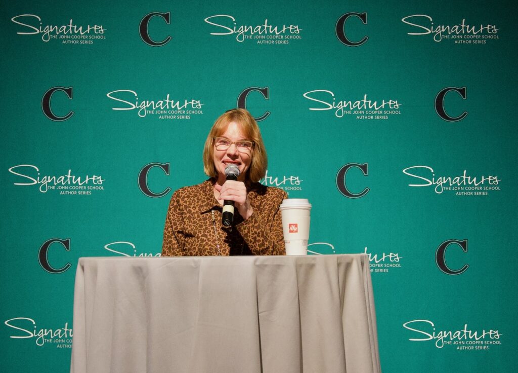 Author Fiona Davis at Signatures Author Series Press Conference