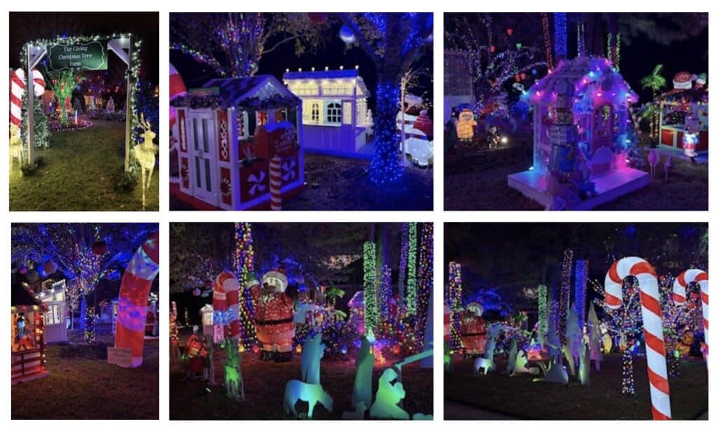 Forest Valley Bend Conroe Christmas Lights