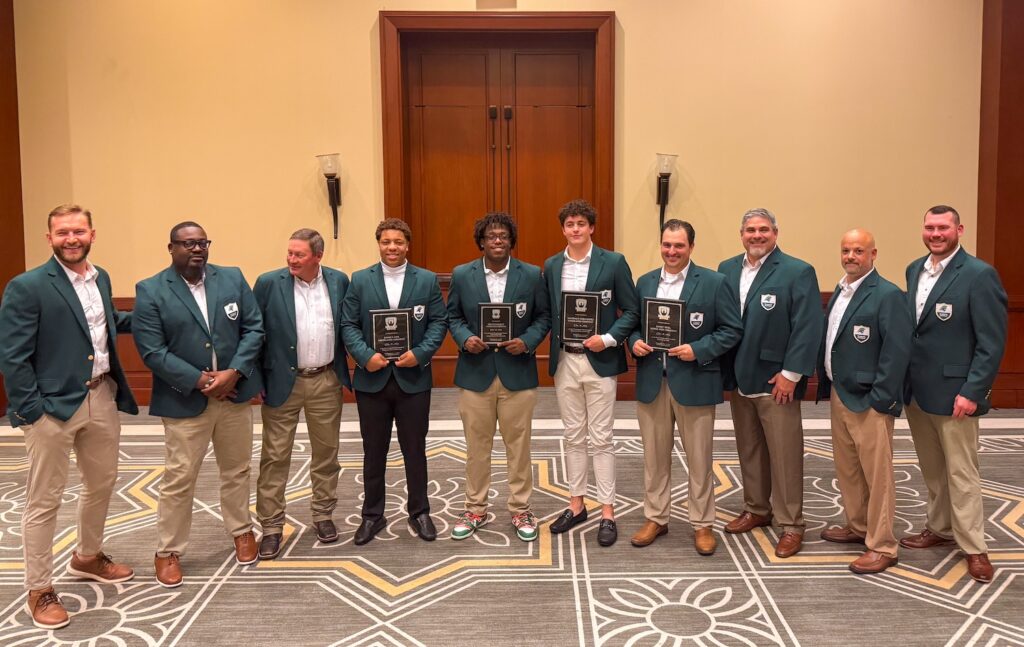The Woodlands Christian Academy recognition at the Houston Touchdown Club awards dinner