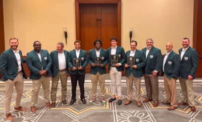 The Woodlands Christian Academy recognition at the Houston Touchdown Club awards dinner