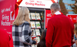 Light the World Giving Machines kick off Hughes Landing The Woodlands