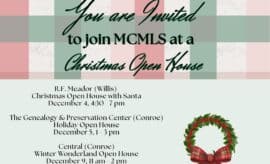 Montgomery County Memorial Library System December Christmas Open House