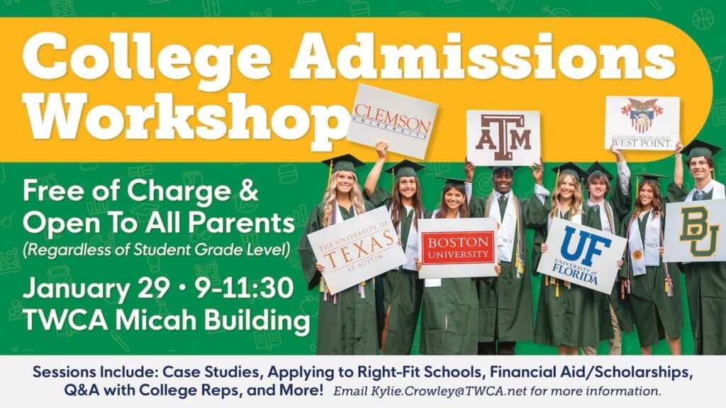 TWCA College Admissions Workshop