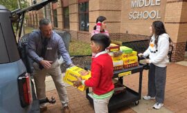 Middle School John Cooper Students Continue the Tradition of Generosity by donating to Montgomery County Food Bank