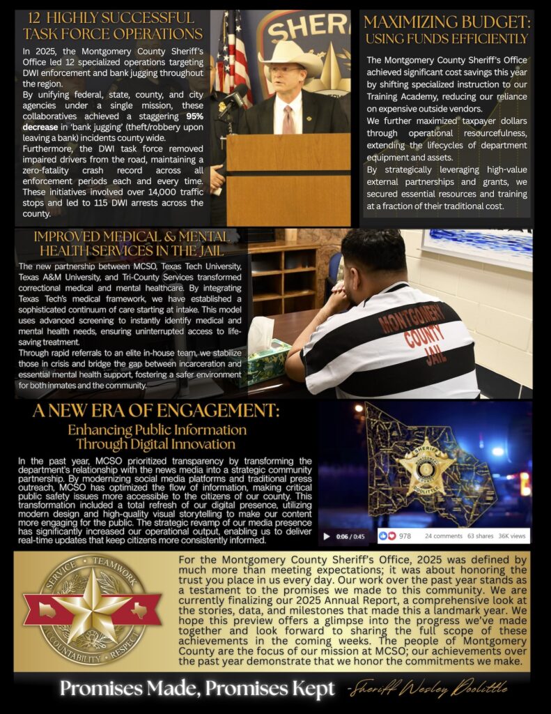 2025 Montgomery County Sheriff's Office Annual Report Preview Page 2
