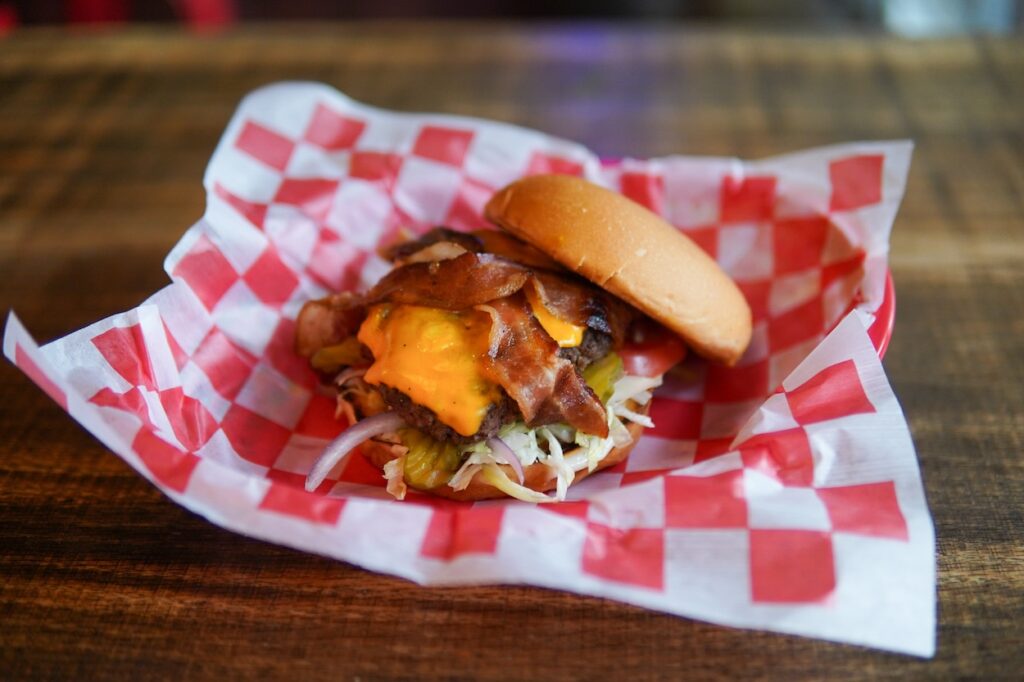 Bacon Cheeseburger at Lankford's The Woodlands