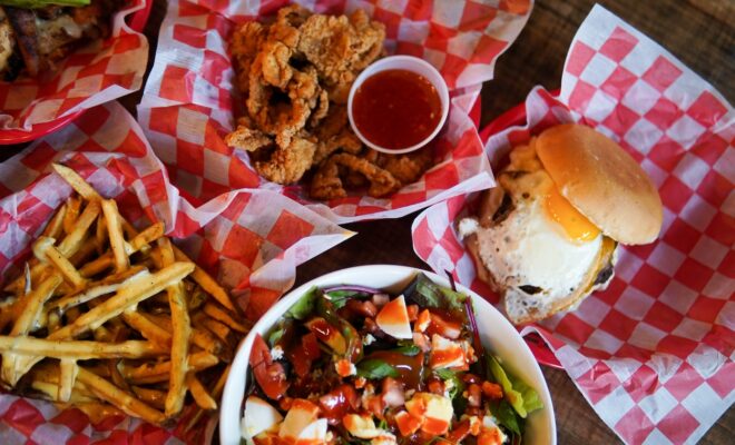 Food Spread at Lankford's The Woodlands on Waterway Ave