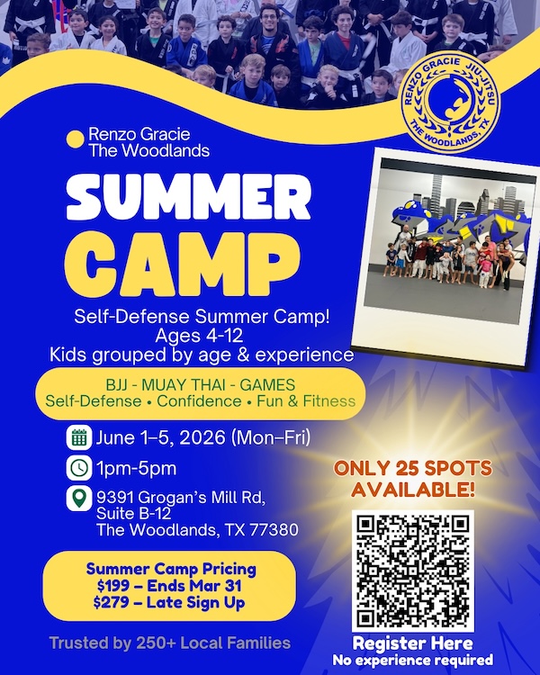Self-Defense Summer Camp at Renzo Gracie The Woodlands