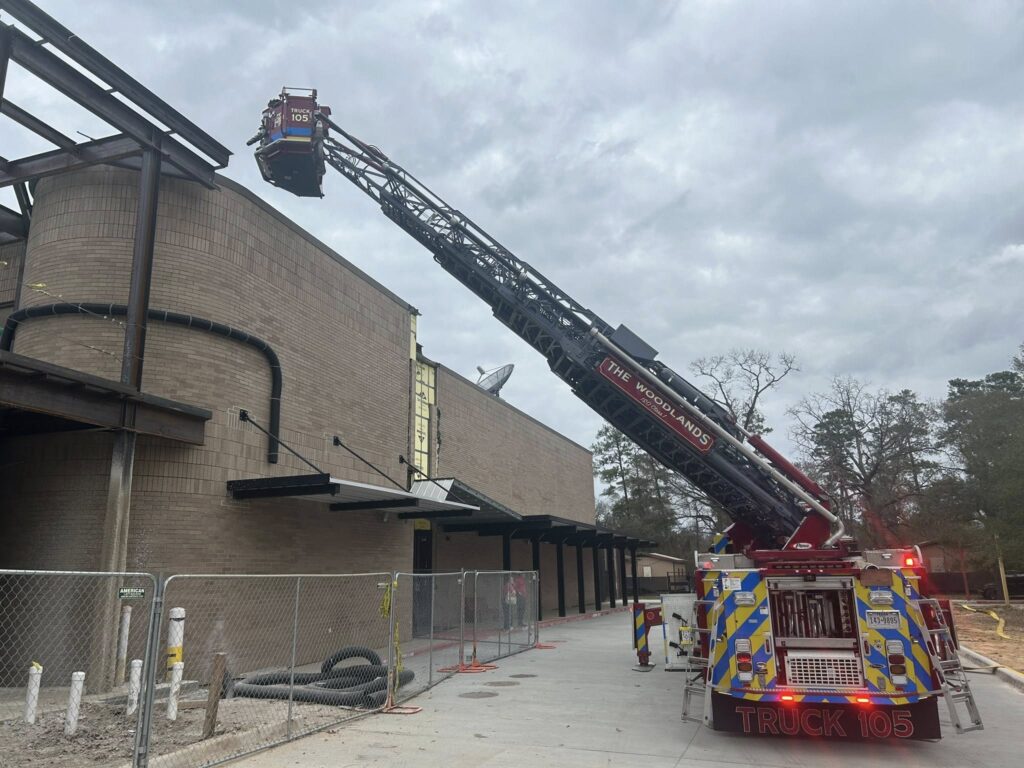 TWFD Responds to McCullough Jr. High School Fire