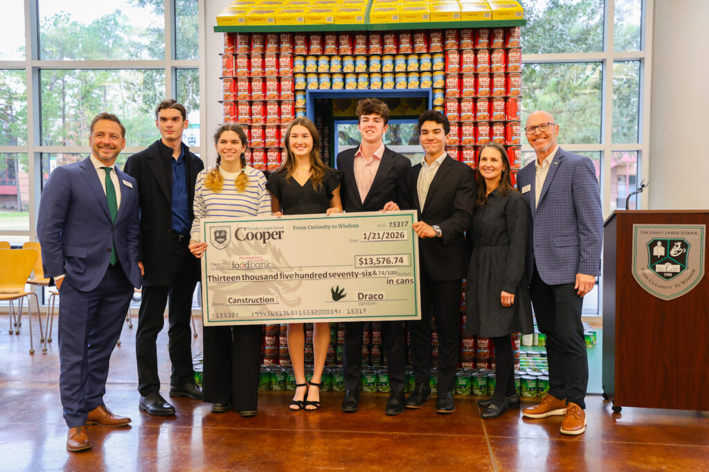 The John Cooper School CANstruction for Montgomery County Food Bank