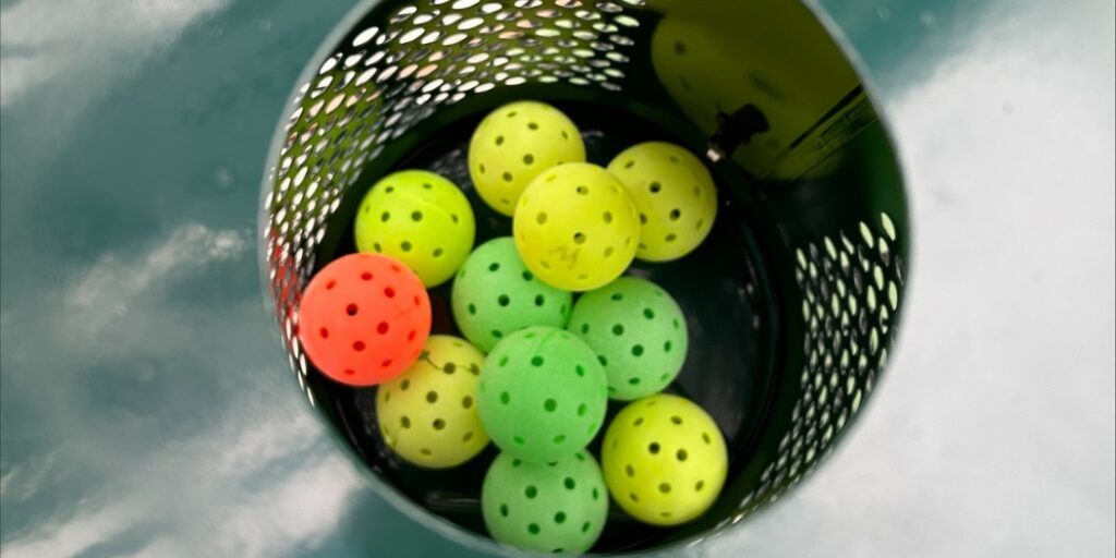 The Woodlands Township Pickleball recycling