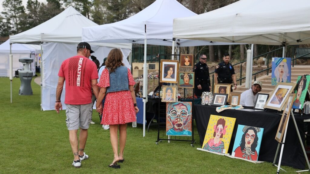 Spicy Tails Art Sale in The Woodlands Township