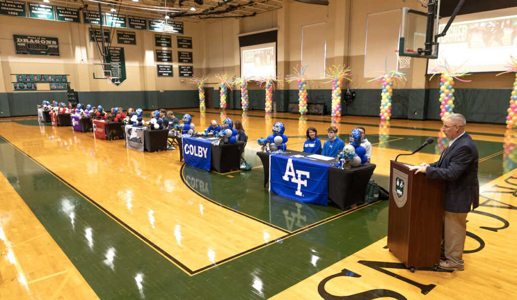 The John Cooper School hosts Senior Athletes Collegiate Commitment Day Ceremony