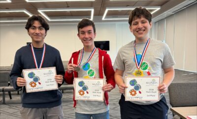The John Cooper School awards at Math Bowl