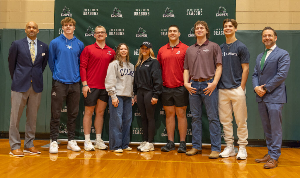 The John Cooper School hosts Senior Athletes Collegiate Commitment Day Ceremony