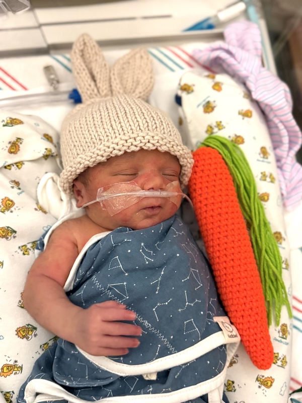 St. Luke's Health NICU Babies prepare for Easter Sunday