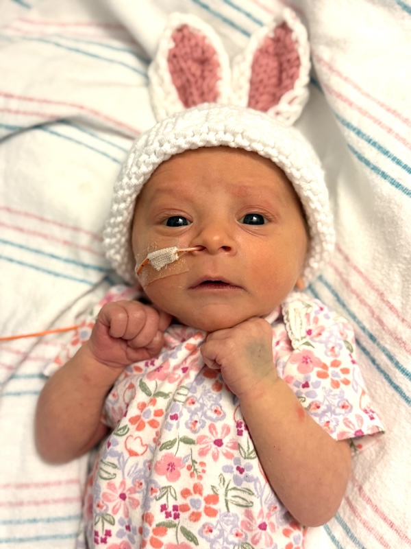 St. Luke's Health NICU Babies prepare for Easter Sunday