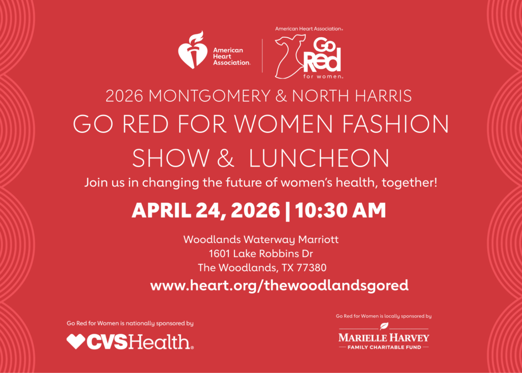 Montgomery & North Harris Go Red Save the Date