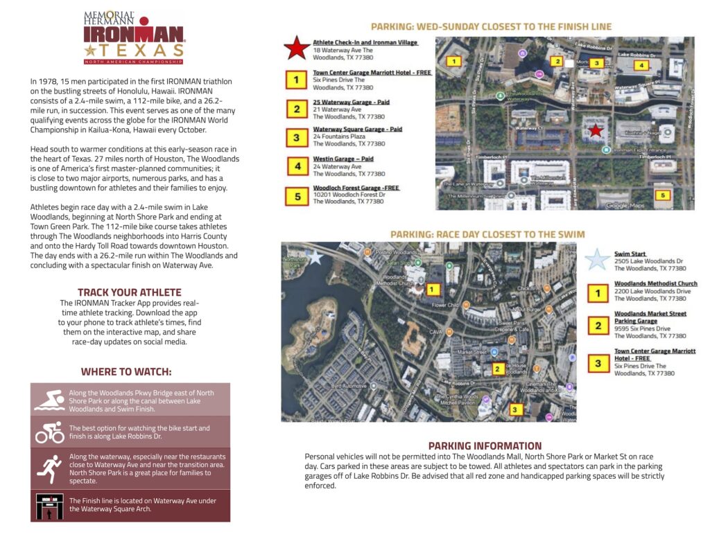 2026 IRONMAN Texas Spectator Guide
