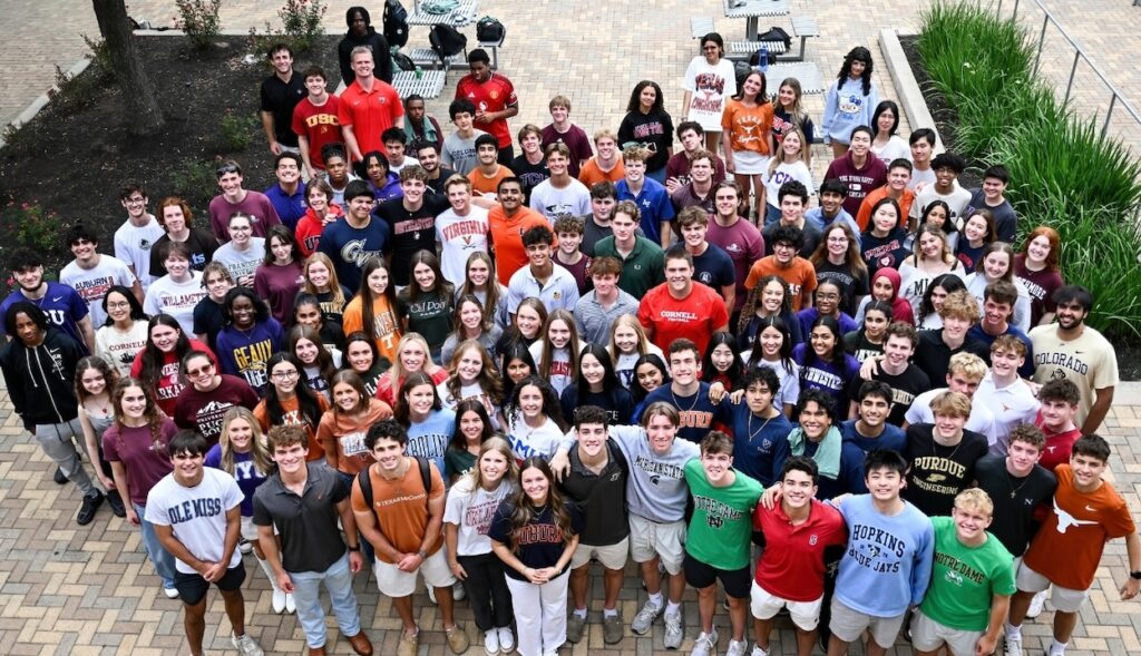The John Cooper School Students celebrate National College Decision Day
